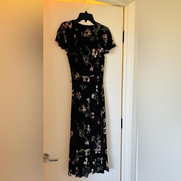 PAIGE Palisades silk multi-floral flutter dress, size XS. - Picture 9 of 14